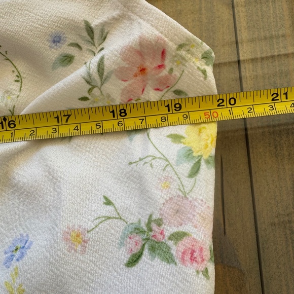 SHEIN Curve 2XL White Floral Midi Dress | Plus Size Romantic - Picture 6 of 7